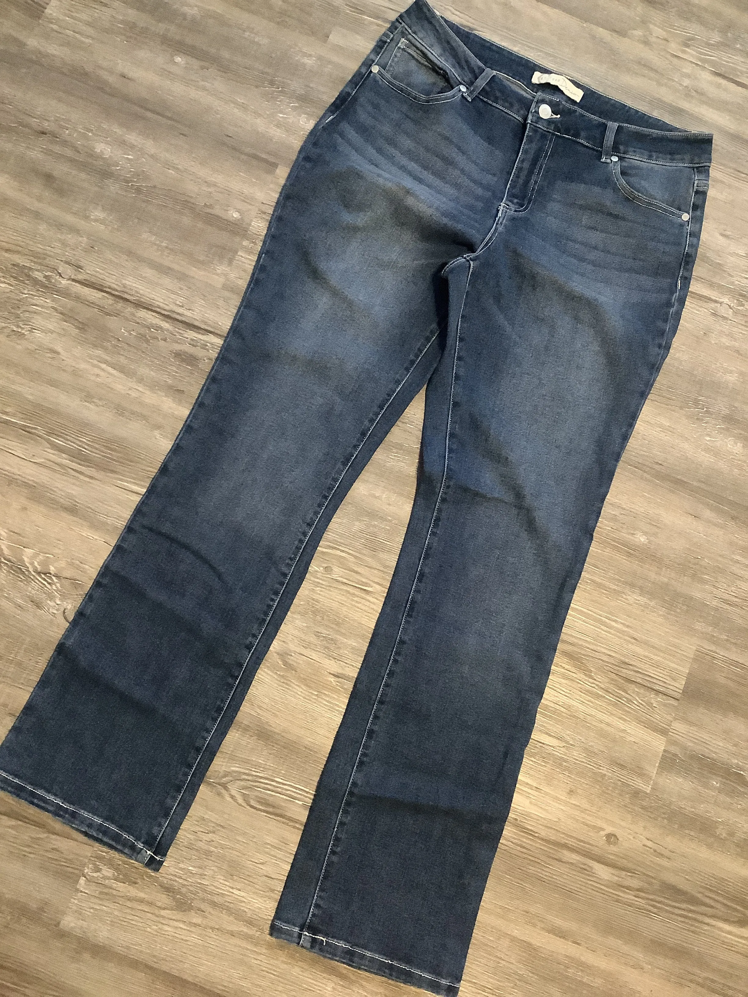 Blue Denim Jeans Boot Cut Cato, Size 10