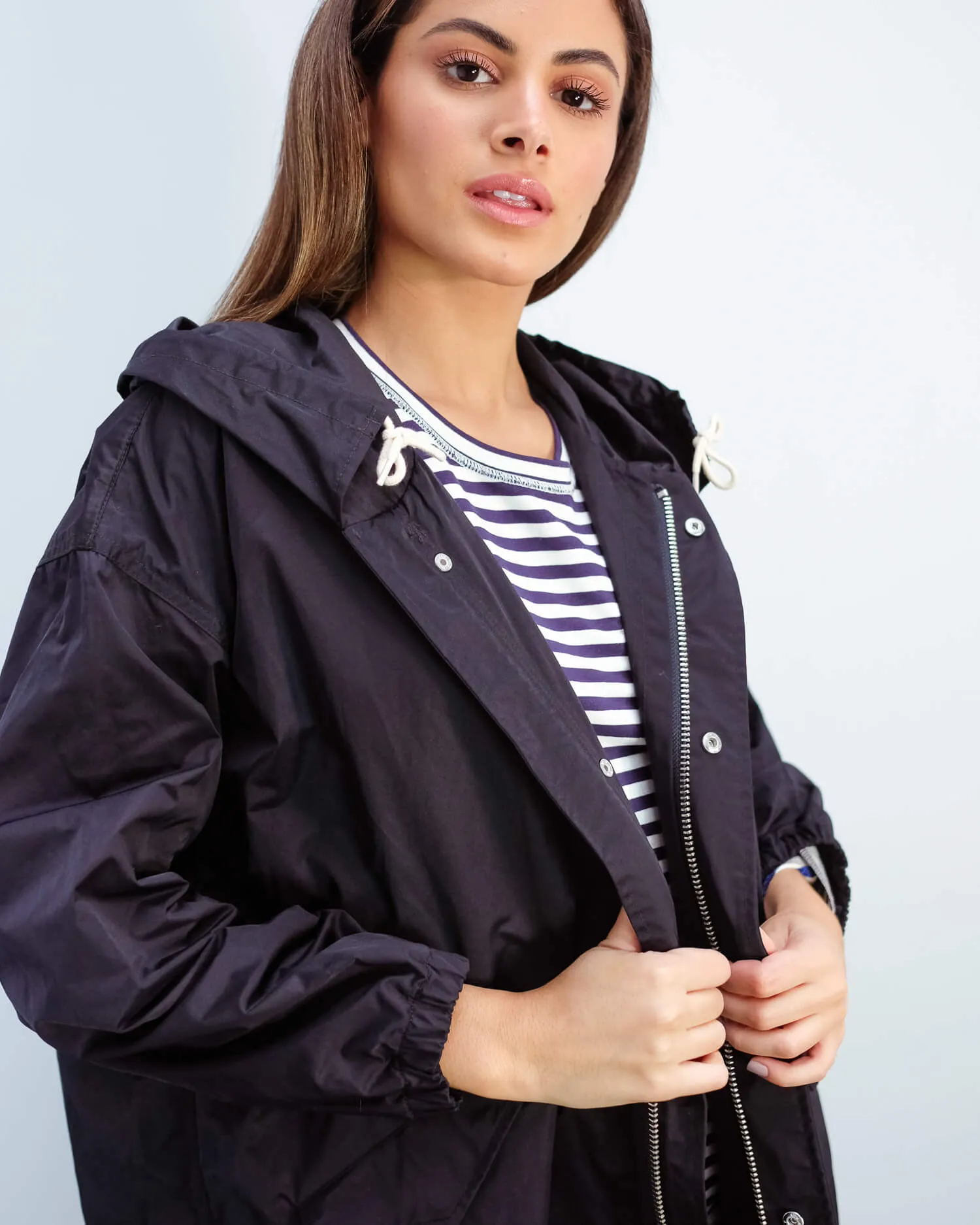 BR Laos coat in navy