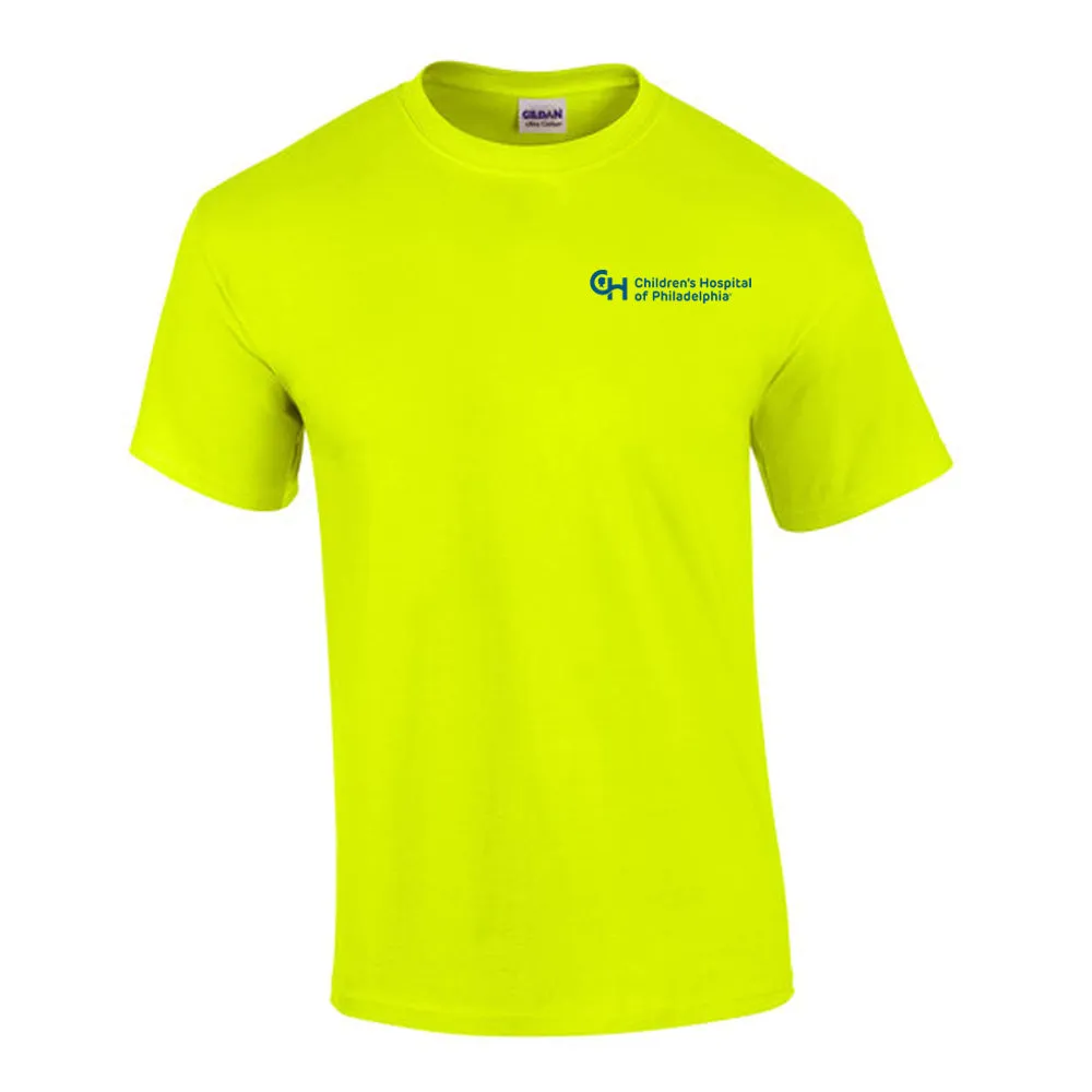 Gildan 6.1oz 100% Cotton Bright Color T-Shirt With Blue CHOP Logo