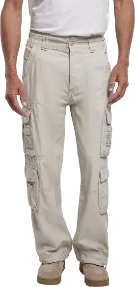 Individual Wear Men's Authentic Cotton Military-Style Loose-Fit Multi Pocket Casual Cargo Pants with Drawstring Legs