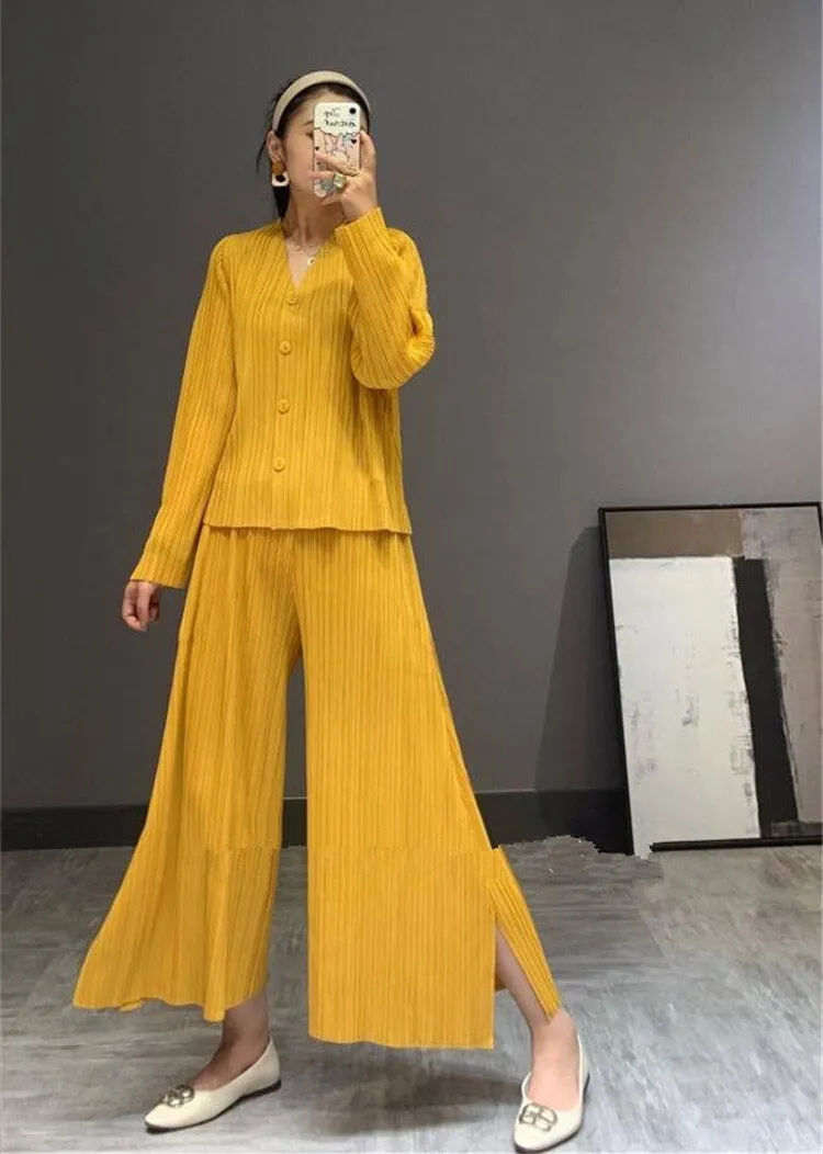 Jasmine Pleated Coord Set