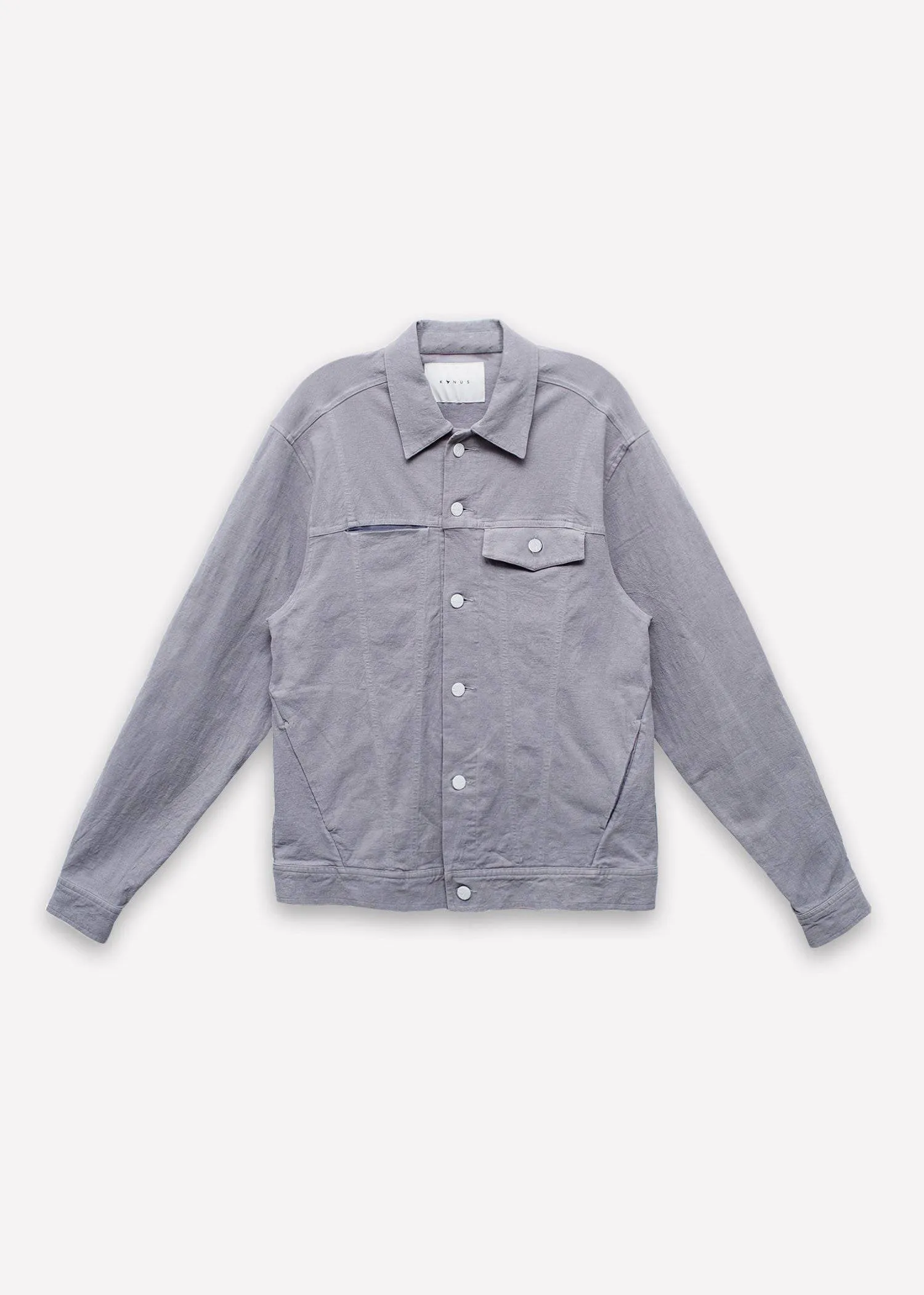 Konus Men's Bernard Trucker Jacket In Grey