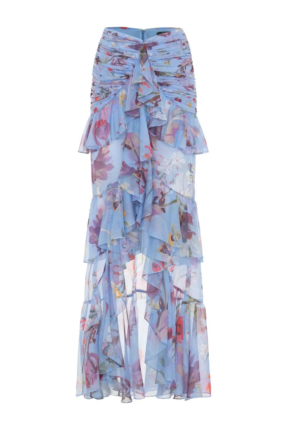 LILY FLOWER MAXI SKIRT