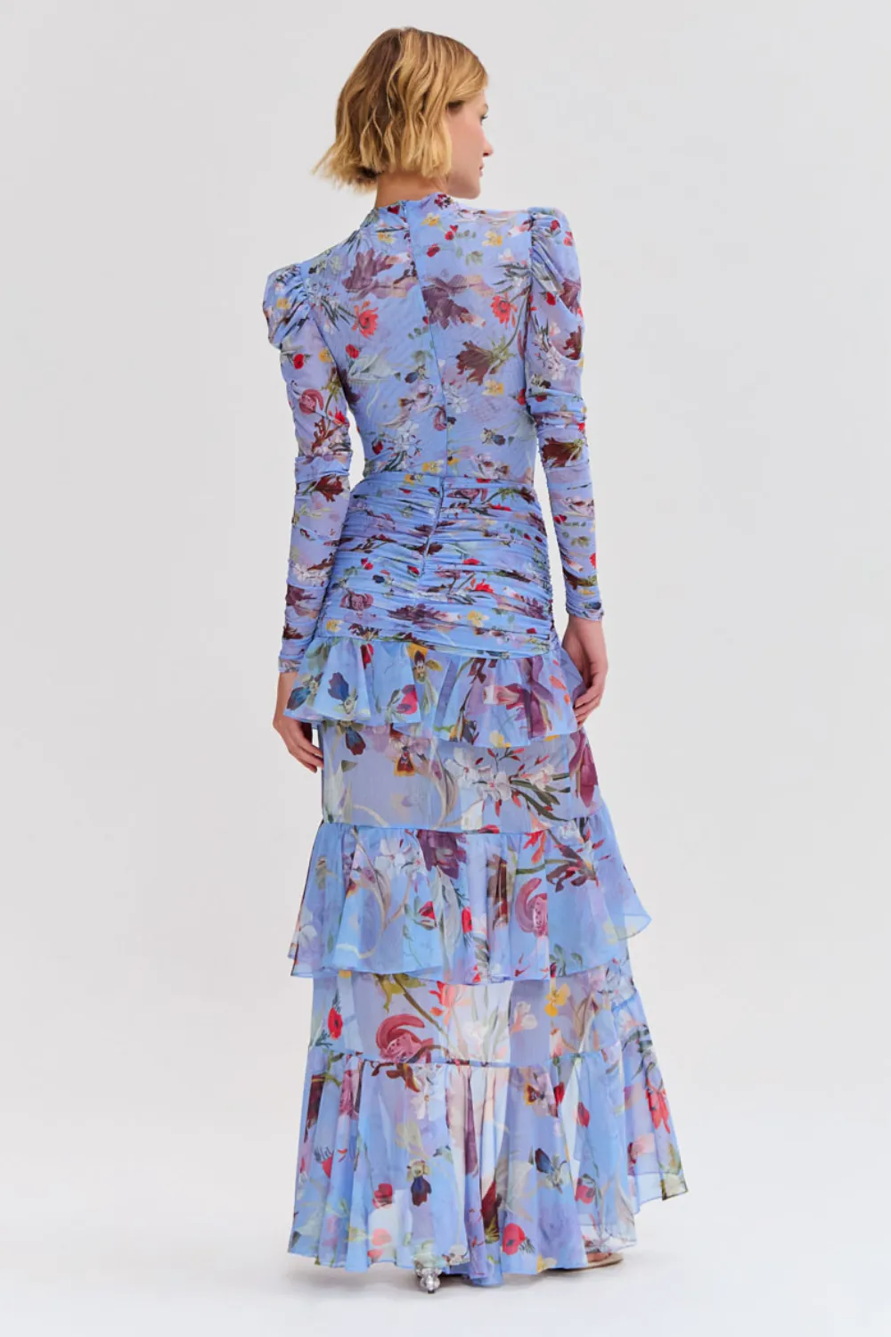 LILY FLOWER MAXI SKIRT