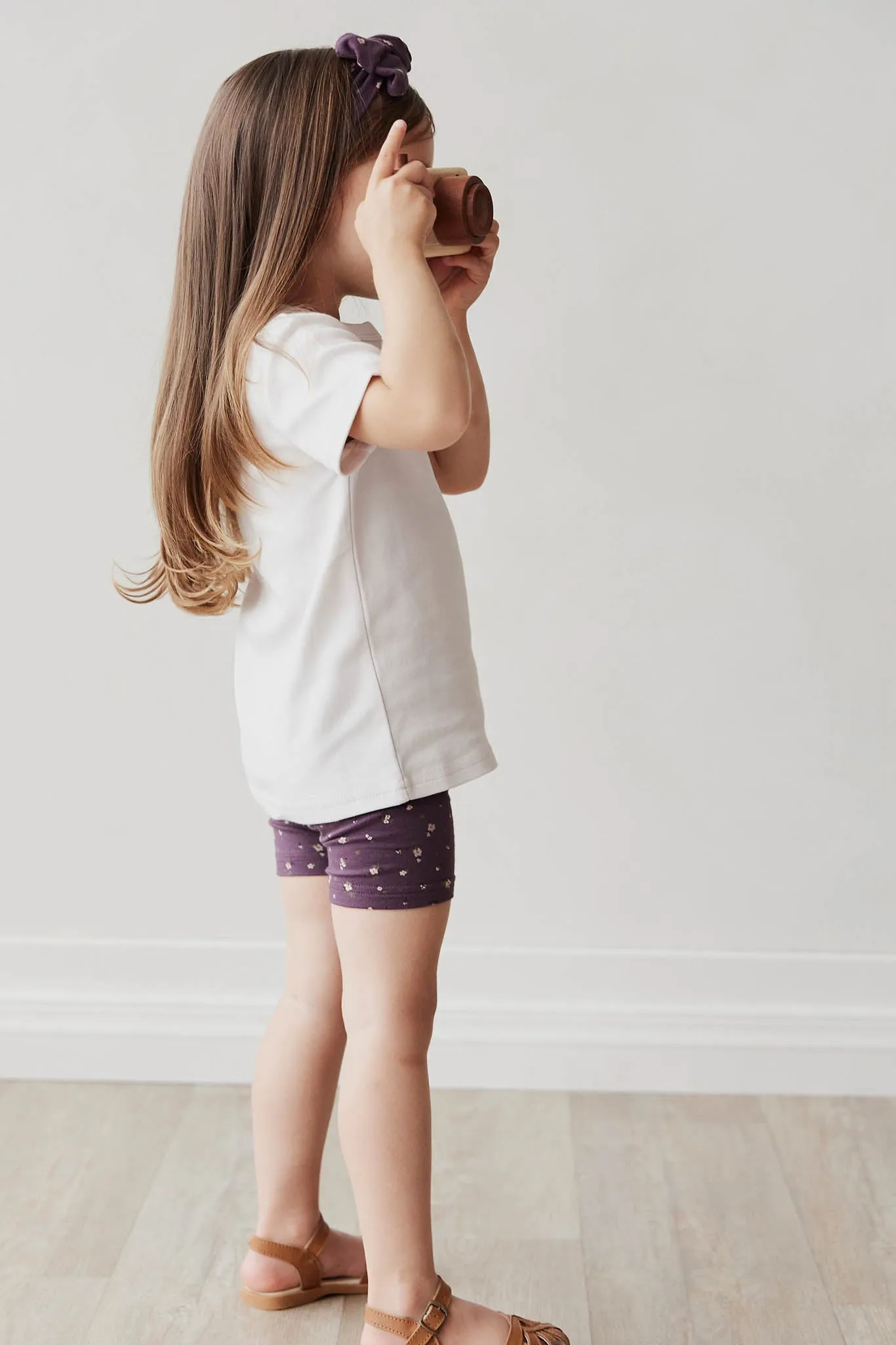 Organic Cotton Everyday Bike Short - Goldie Huckleberry Sparse