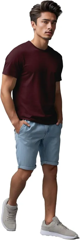 Outlaw: Cotton Crew Neck T-Shirts for Active Lifestyles  Moisture-Wicking, Casual, Gym, Sports, and Everyday Wear