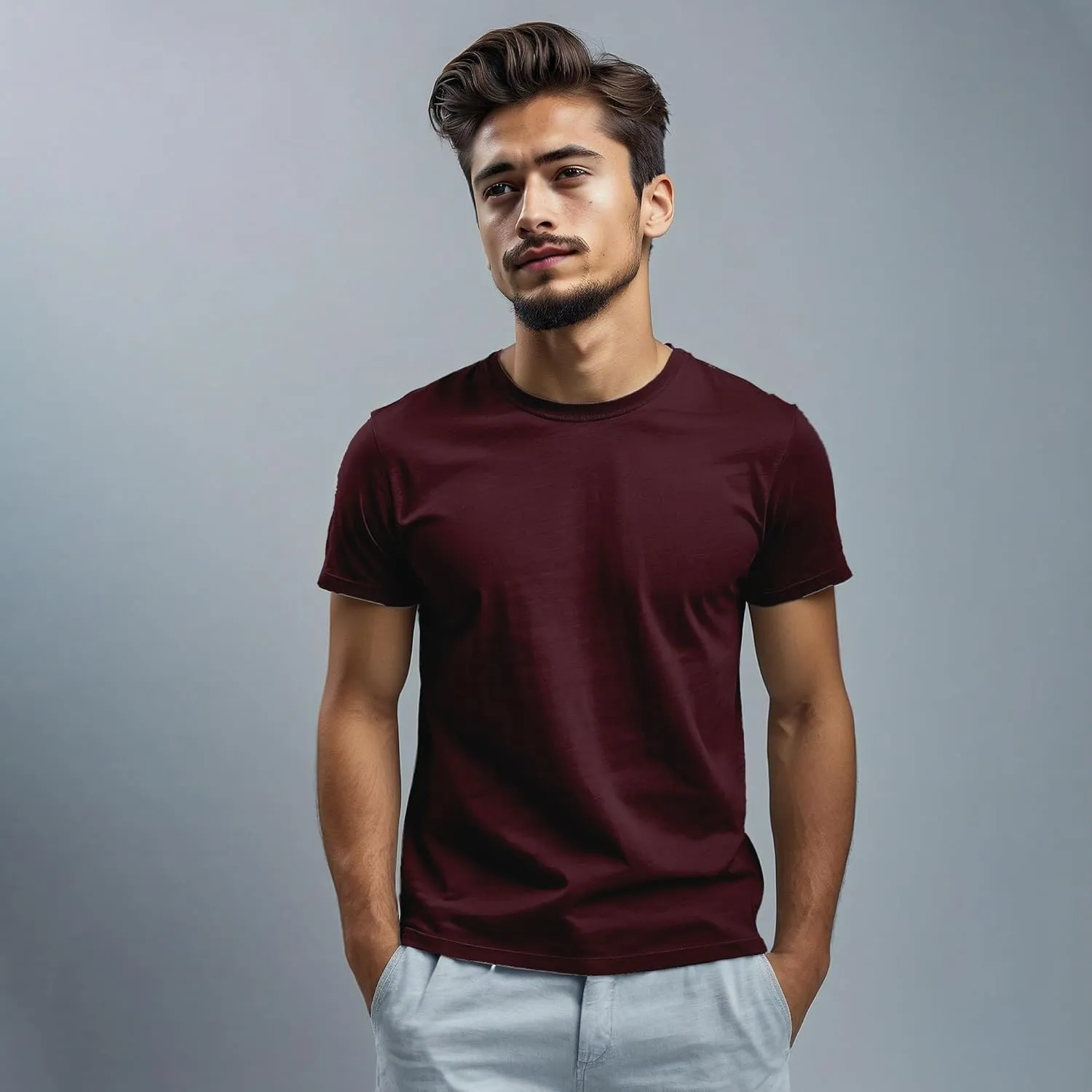 Outlaw: Cotton Crew Neck T-Shirts for Active Lifestyles  Moisture-Wicking, Casual, Gym, Sports, and Everyday Wear