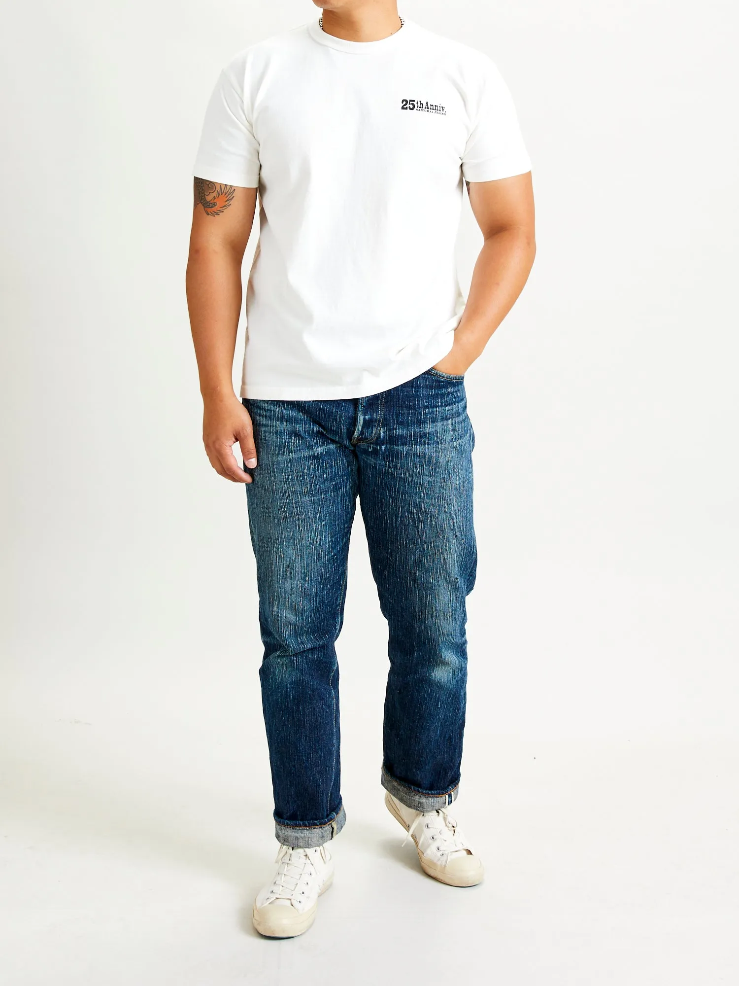 "25th Anniversary" Heavyweight T-Shirt in White