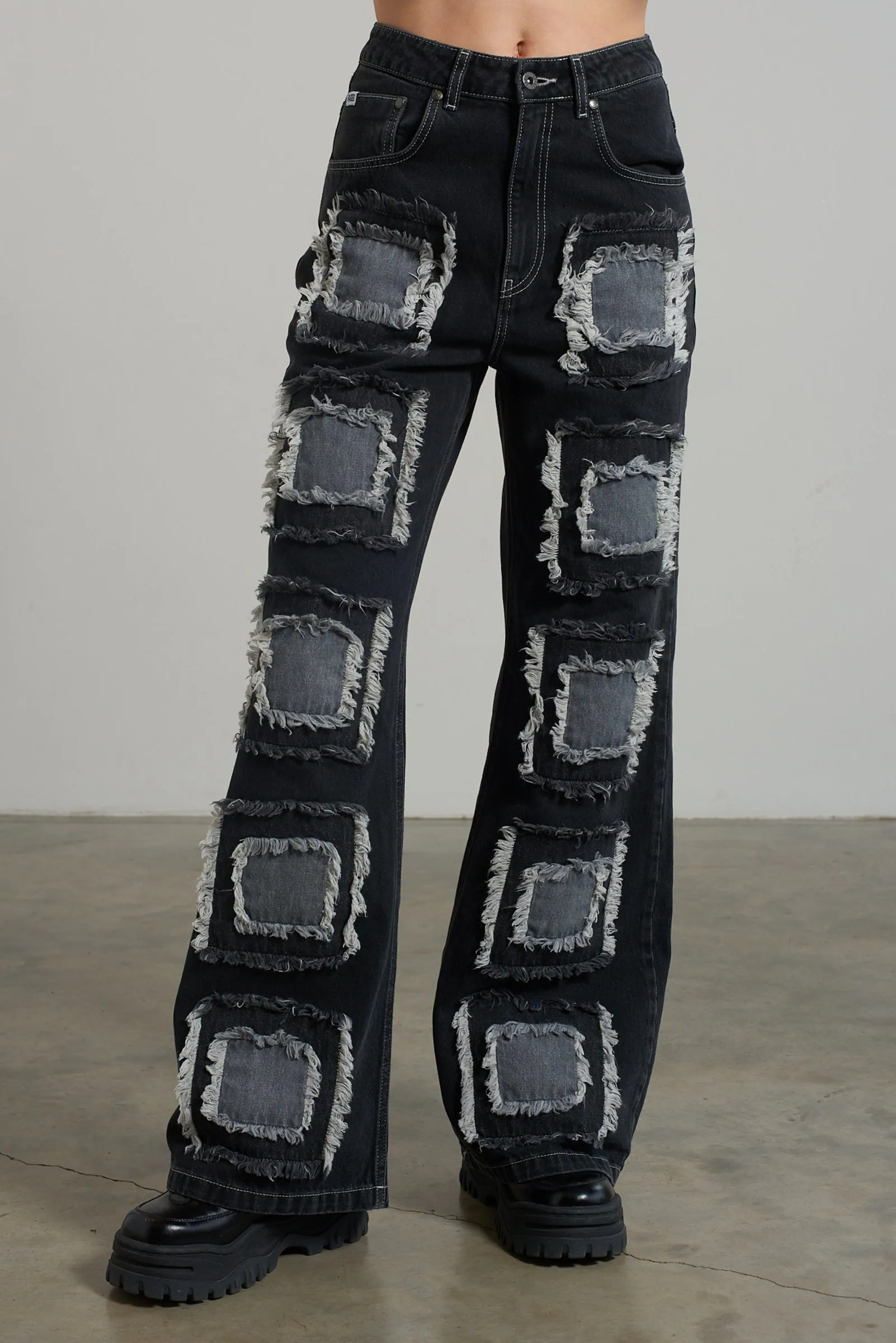 Rubic Baggy Jean Charcoal
