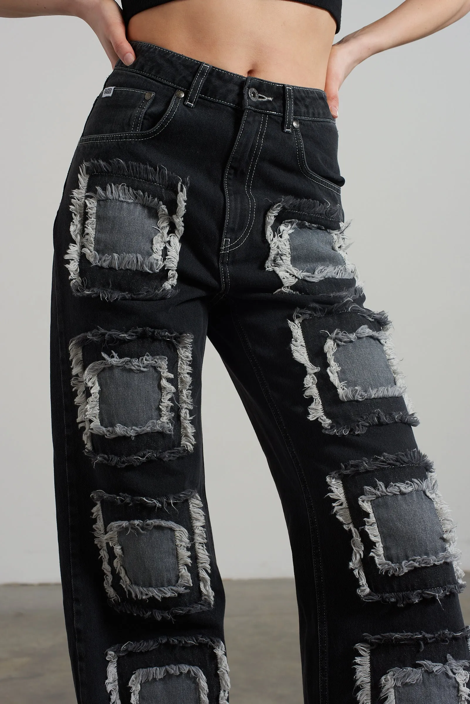 Rubic Baggy Jean Charcoal