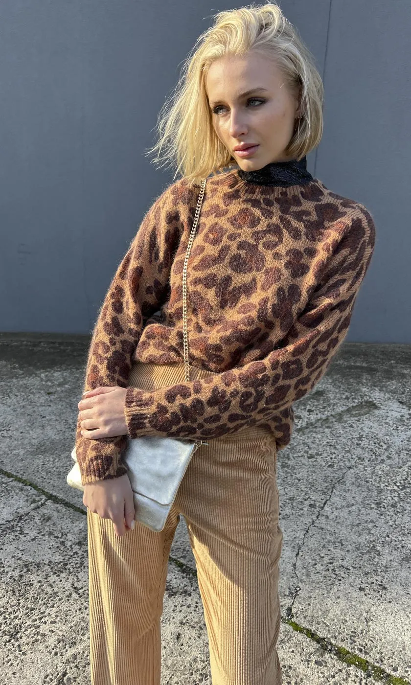 Sezane Camel Animal Crew