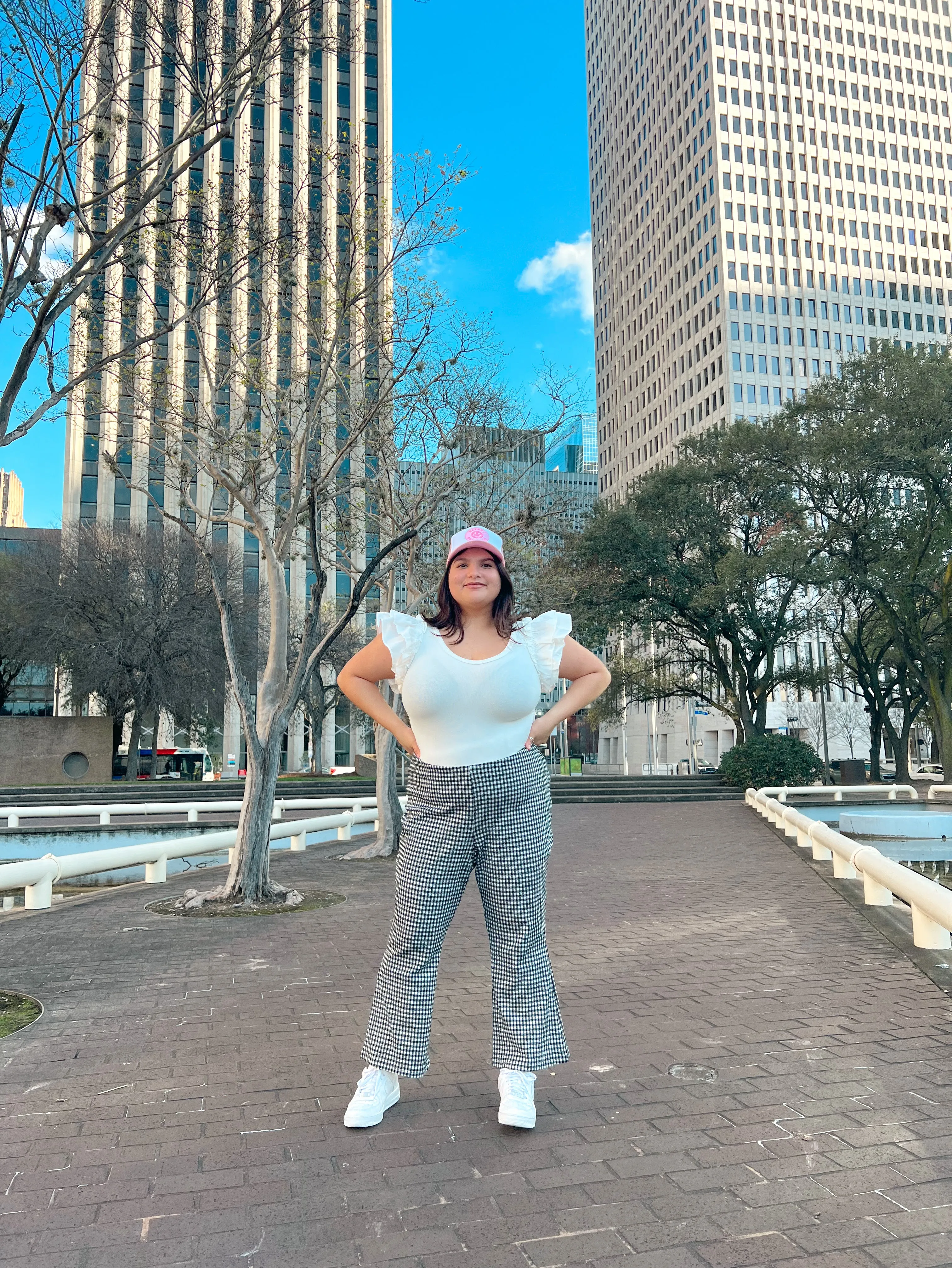 Unbothered Spirit Black Gingham Pants (Plus)