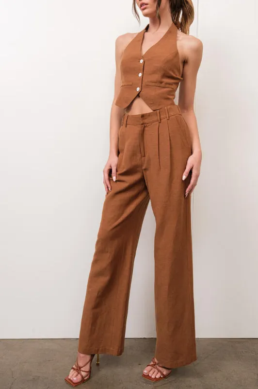 veda trousers - mocha
